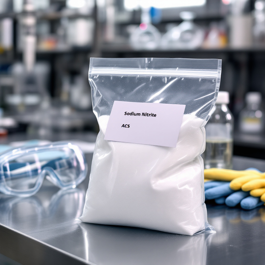 Nitrito de sodio acs